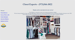 Desktop Screenshot of closet-experts.com